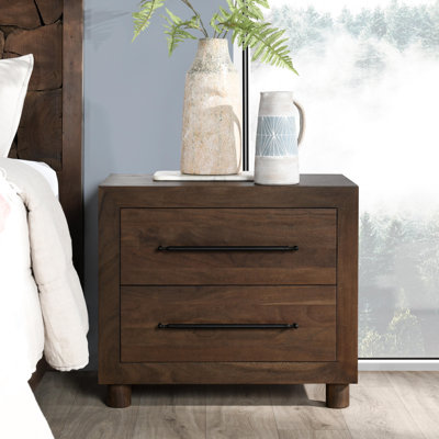 Jaxon 2 - Drawer Solid Wood Nightstand by Classic Home
