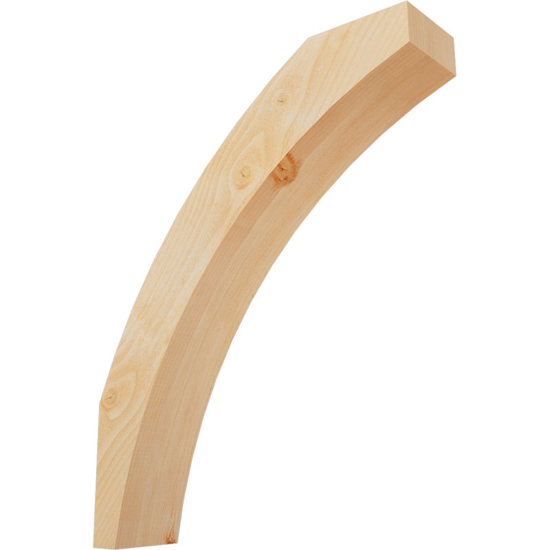 Genouillère Thorton, Sapin Douglas de 6 po (sciage brut), 26 po X P 32 po H