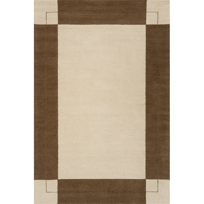  Tapis en laine Pavelle, Brown, Rectangle de 5 pi x 8 pi