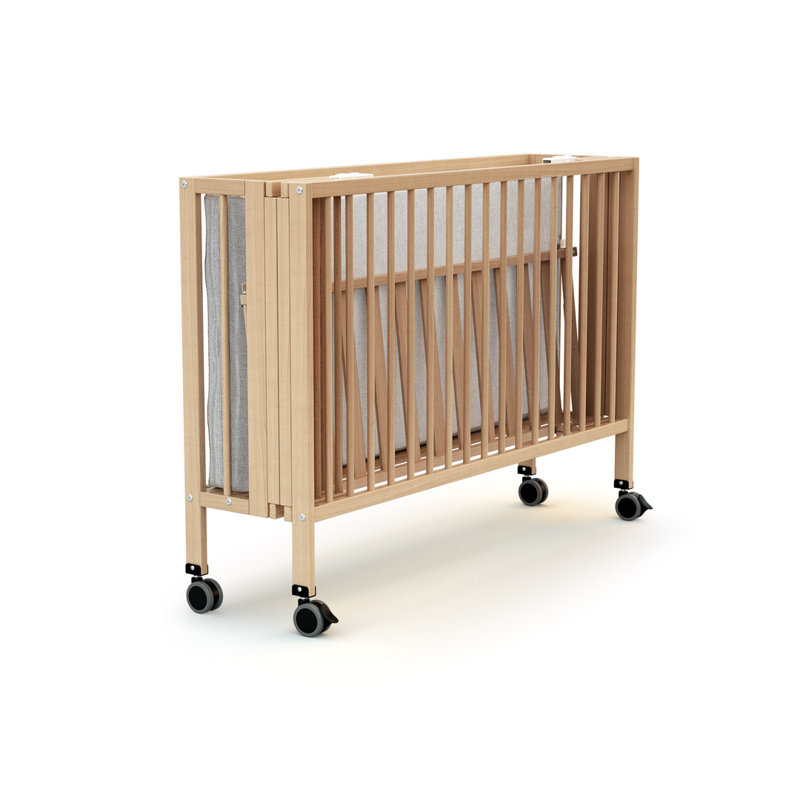 Folk Cot Bed, Brown