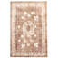 Tapis unique en laine noué à la main anatolien des années 1980 de 7 pi 5 po x 11 pi 5 po taupe Azhani