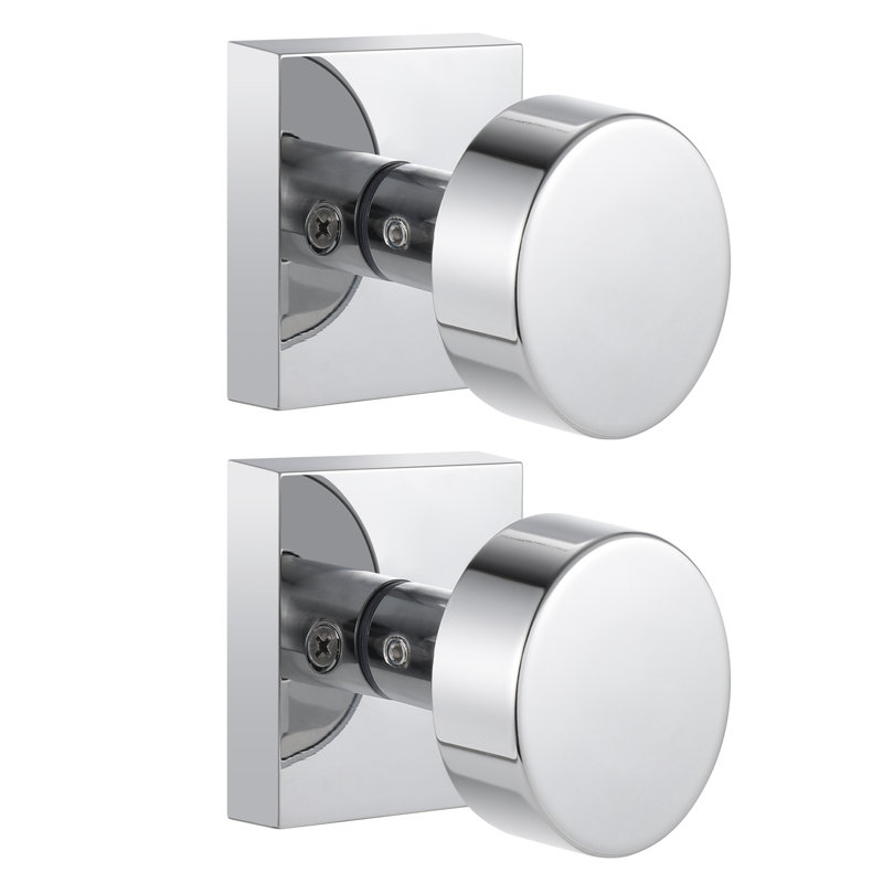 Boutons de porte doubles Modern Grace Series, Chrome poli