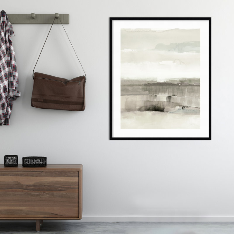 «Influence of Line and Color Neutral Crop» par Mike Schick - Reproduction d'art graphique sur papier encadré
