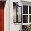 Schlesinger Matte Black Outdoor Wall Lantern-516119888