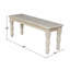Banc en bois Manatuto