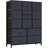 15 Drawer Dresser for Bedroom,15-Drawer Fabric Dresser w/CSA Tip-Proof Design,48"" Slim Metal Frame & Wood Top,Multi-Room Storage for Apartments,Anti-Warp Fabric Drawers,Entryway, Bedroom & Hallway-1569733952