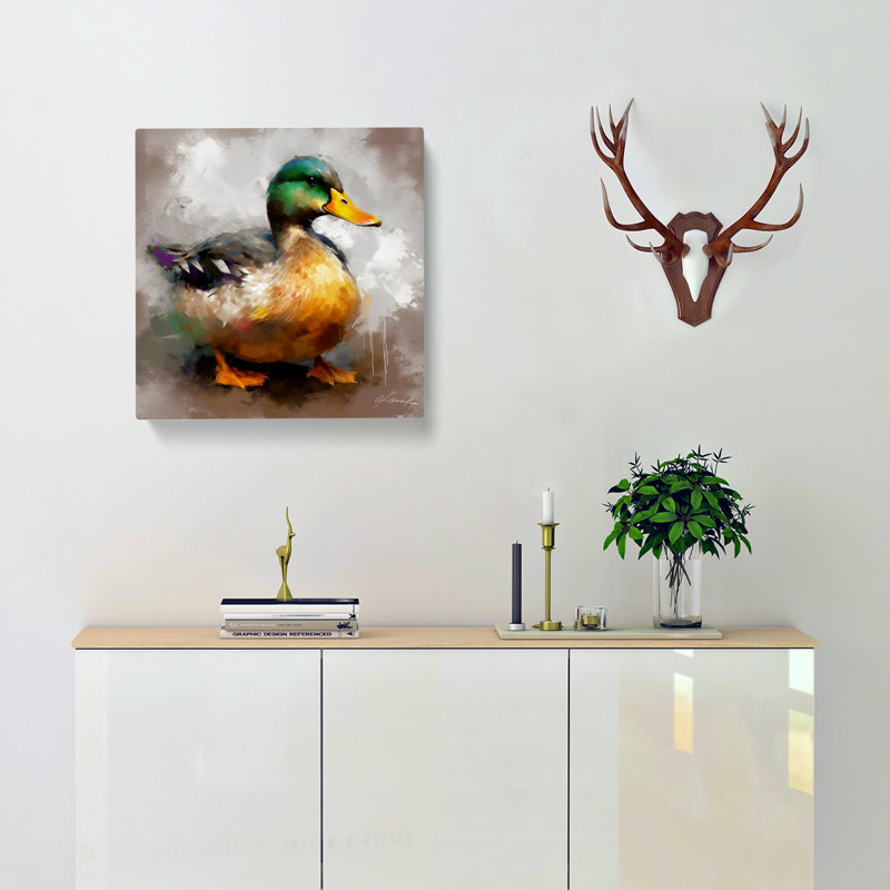 Duck Gestural Art No.3 - Print