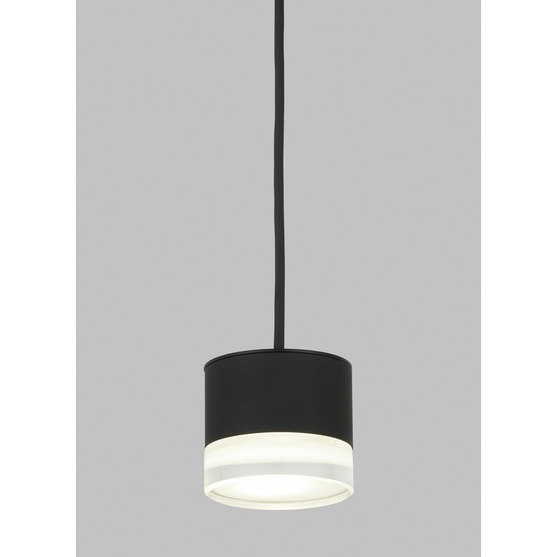 Gable 1 - Light LED Pendant, Nightshade Black