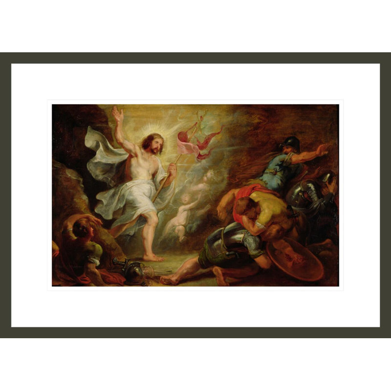 «The Resurgion of Christ» par Peter Paul Rubens, impression giclée sur cadre, 15,89 po H x 21,75 po L