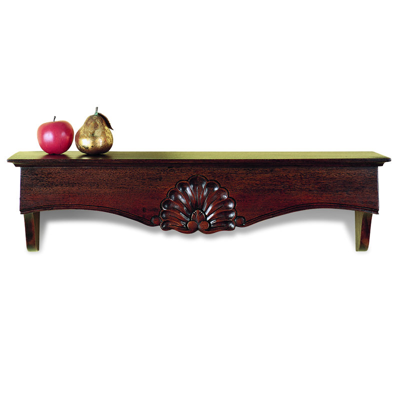 Keen Replicas Mahogany Solid Wood Floating Shelf