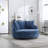 Oversized Slipcovered Accent Barrel Chair-100902699