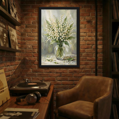 Arrangement floral plantes et fleurs de muguet