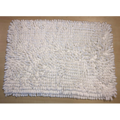 Berat Polyester Blend Non-Slip Bath Rug
