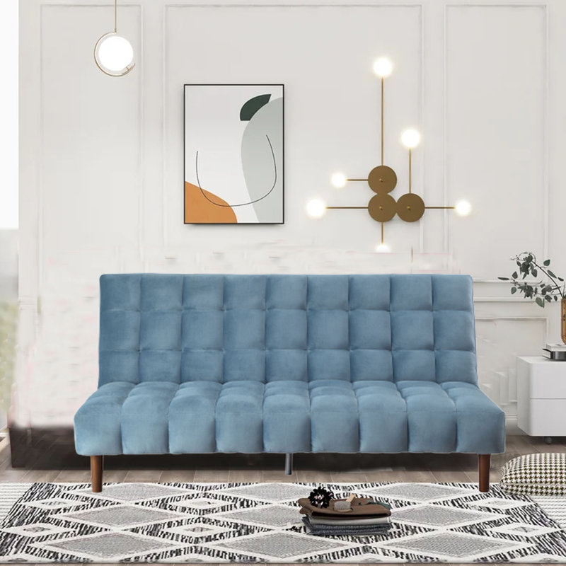  Canapé Jackson / Moore en sarcelle et noyer foncé, Teal Velvet