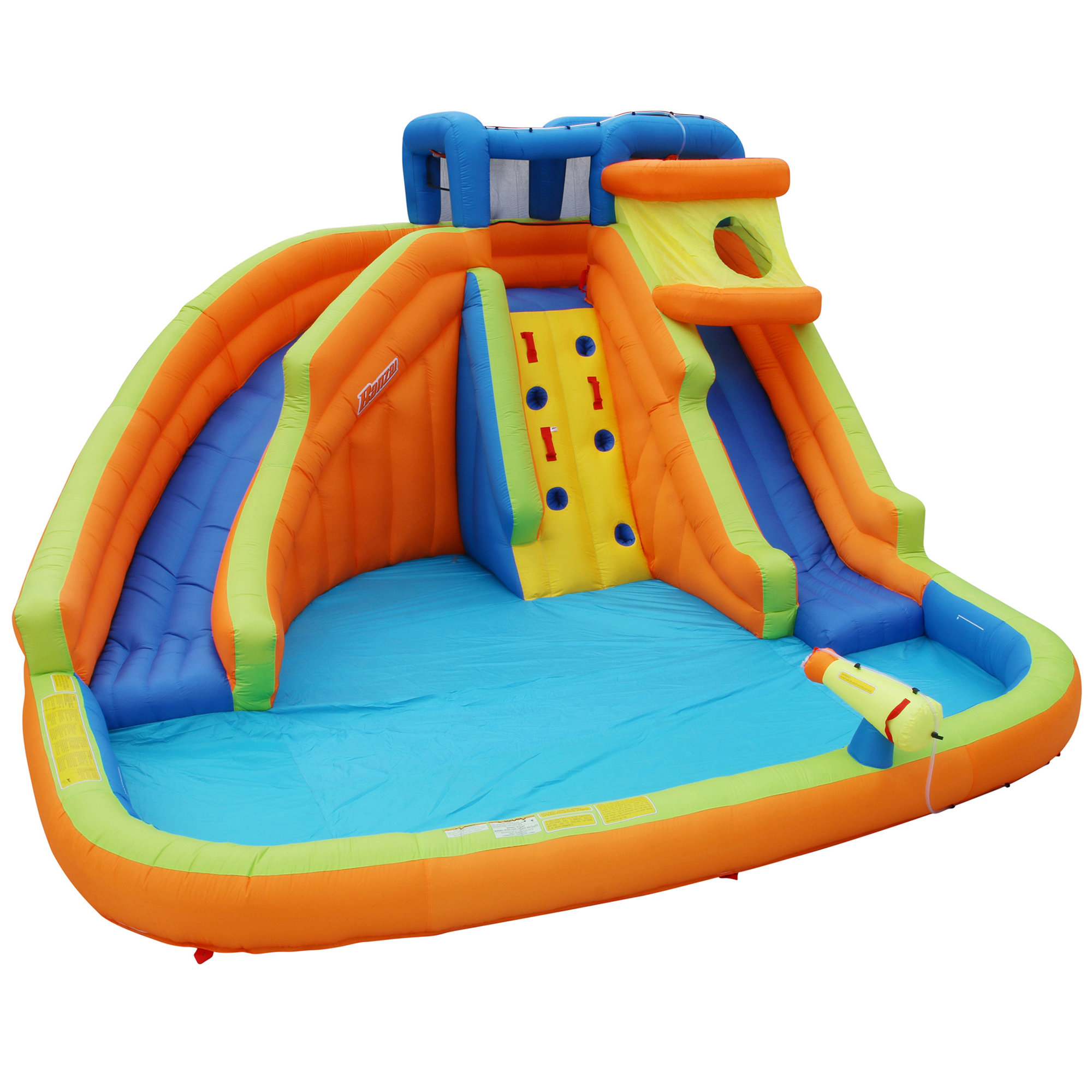 Banzai lazy river inflatable outdoor adventure hot sale water park slide and splash pool