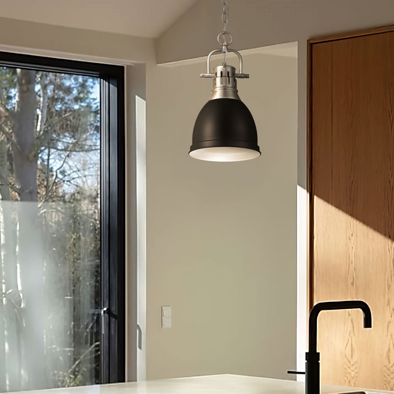 Alethia 1 - Light Pendant, Pewter, Matte Black