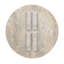 Modern Sculptural Marble Table With Interlocking Base