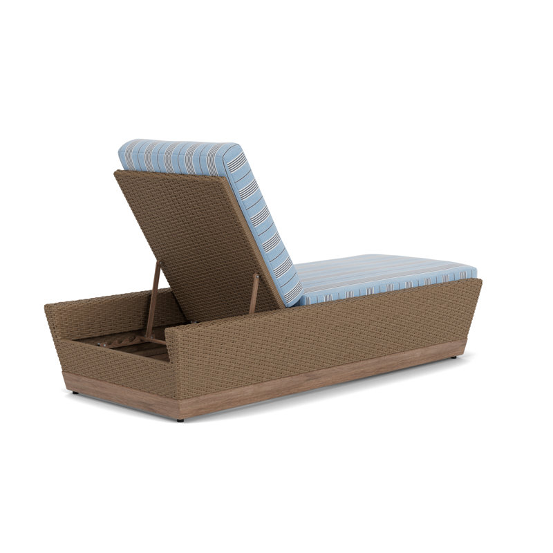 Charisma Outdoor Chaise Lounge, Hansen Sky