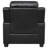 Lorelei Upholstered Padded Arm Tufted Accent Chair Black-24440756