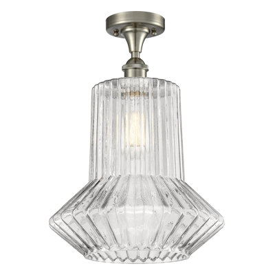 Perri Glass Semi Flush Mount