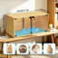 Hamster Cage Small Animal Cage with LED Light