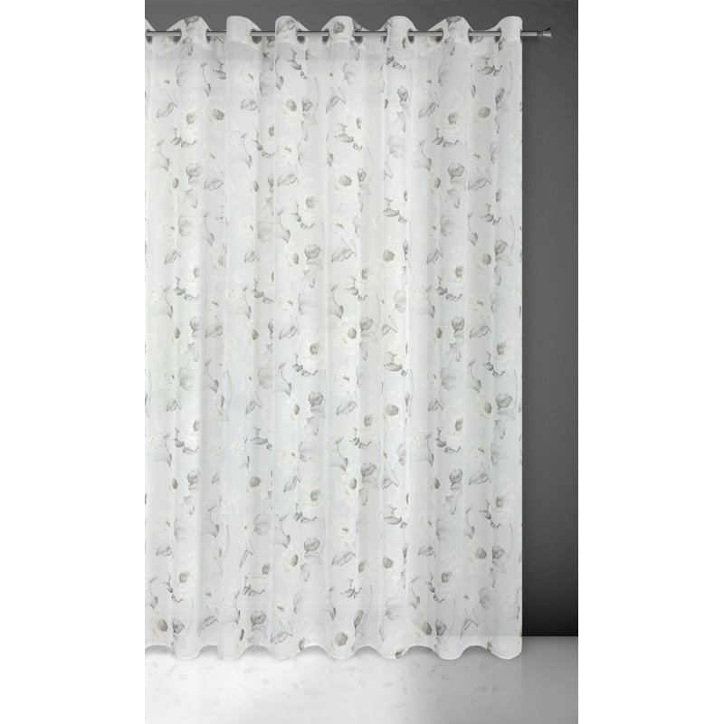 Sadler Eyelet Sheer Curtain, Olive