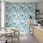 Papier peint floral impressionniste
