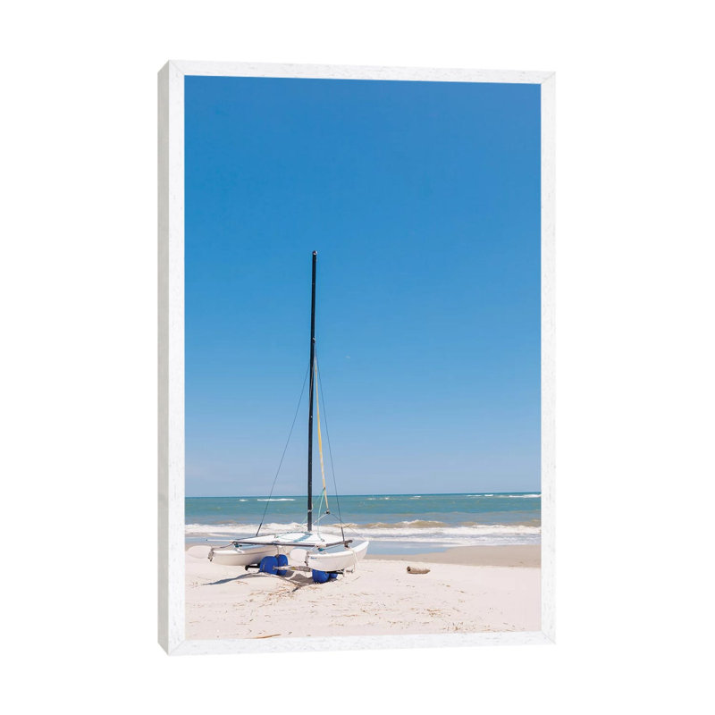 Sullivan's Island XXII by Bethany Young - Print on Canvas, 66.04cm H x 45.72cm W x 3.81cm D, White Framed