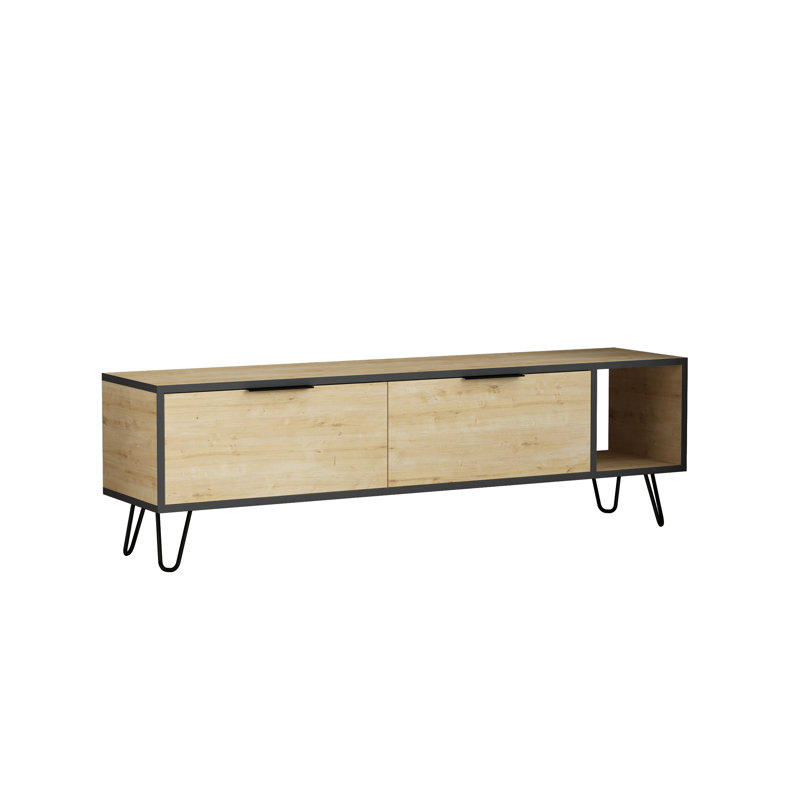 Renay TV Stand for TVs up to 55", Oak/Anthracite