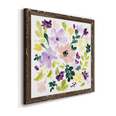 Lavender Meadow II - art mural encadré sur toile
