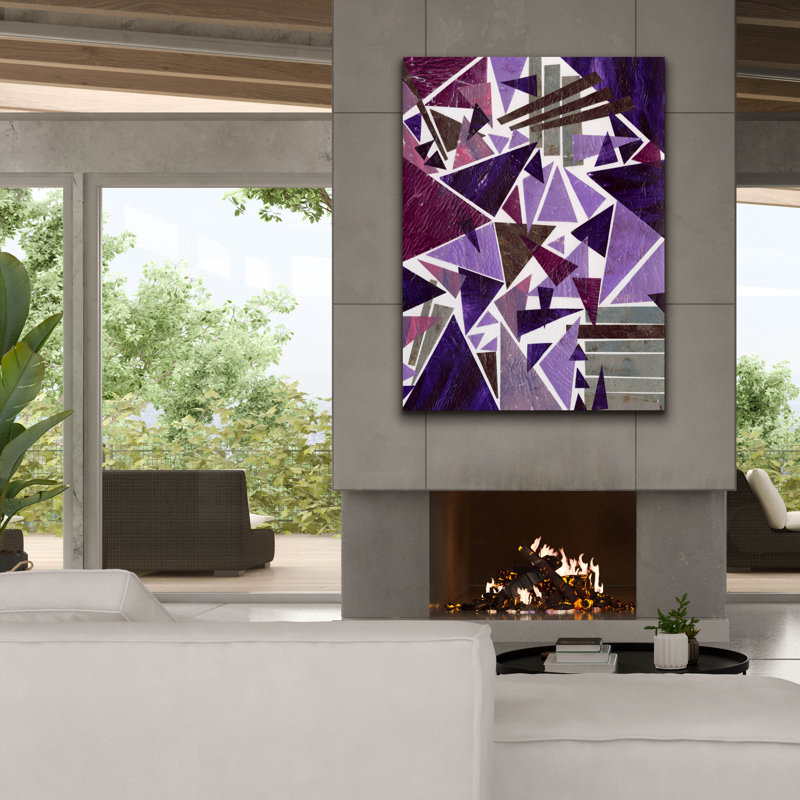 «Purple Dream II» par Regina Moore, H 54 po x l 40 po x P 1,5 po