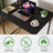 Computer Desk 32 Inch Adjustable Screw Feet Writing Table Wooden Modern Office Desk Simple Study Table with Robust Metal Frame for Office Home Study Writing-1296216233