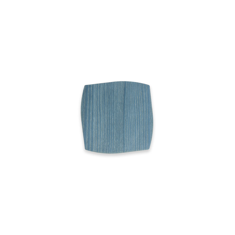 Portofino Wood 1 Piece Coaster, Light Blue