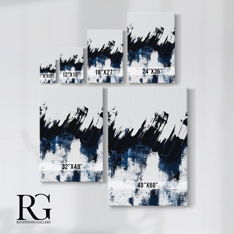 Abstract CCCXCVII Gallery Wrapped Canvas - Ready To Hang, 18" H x 12" W