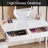 Katzir 55.12'' W Reversible Desk with Drawers