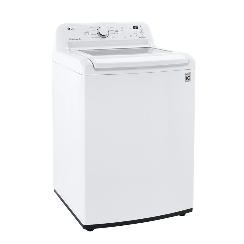 LG 4.5 cu. ft. Ultra Large Capacity Top Load Washer with TurboDrum Technology, White