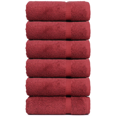 Ensemble de 6 serviettes en coton Wellston