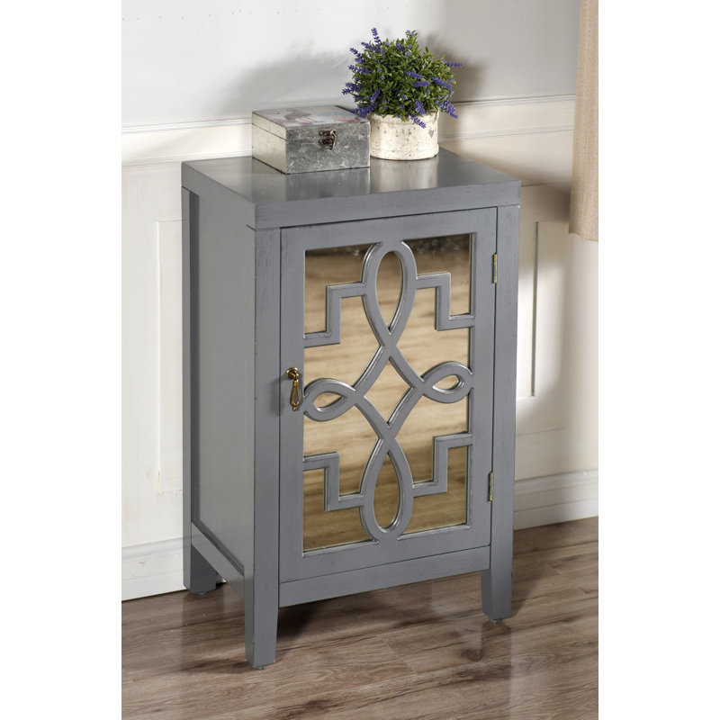 Table de chevet Almazan, Gris