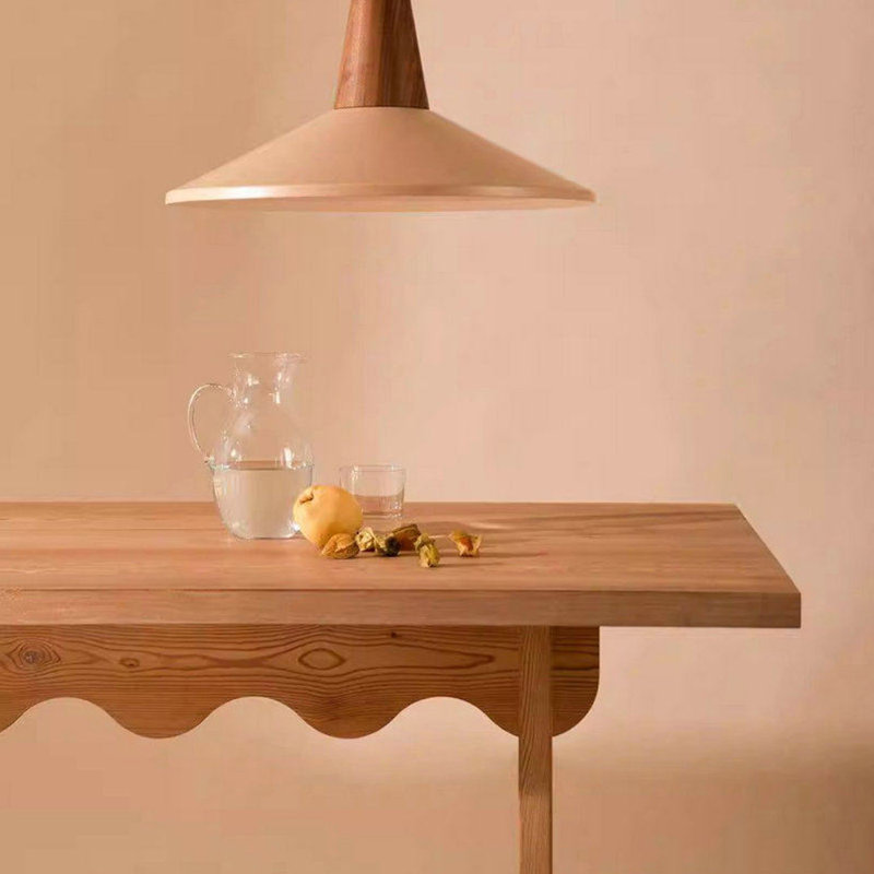 Table de salle à manger en bois de frêne massif, H 29,53 po x L 70,87 po x l 31,5 po