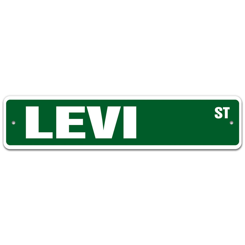 Plaque de rue Fakhiri, H 6 po x l 24 po x P 0,1 po