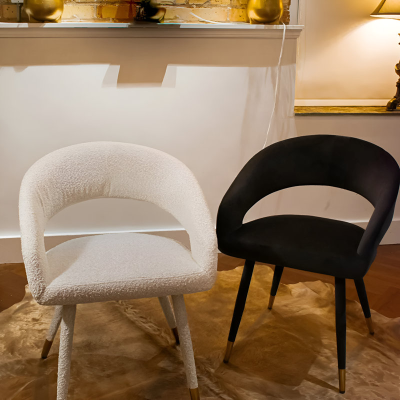 Chaise de salle à manger Darius Boucle