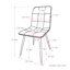 Chaise d'appoint en velours capitonné Steller-2005293416