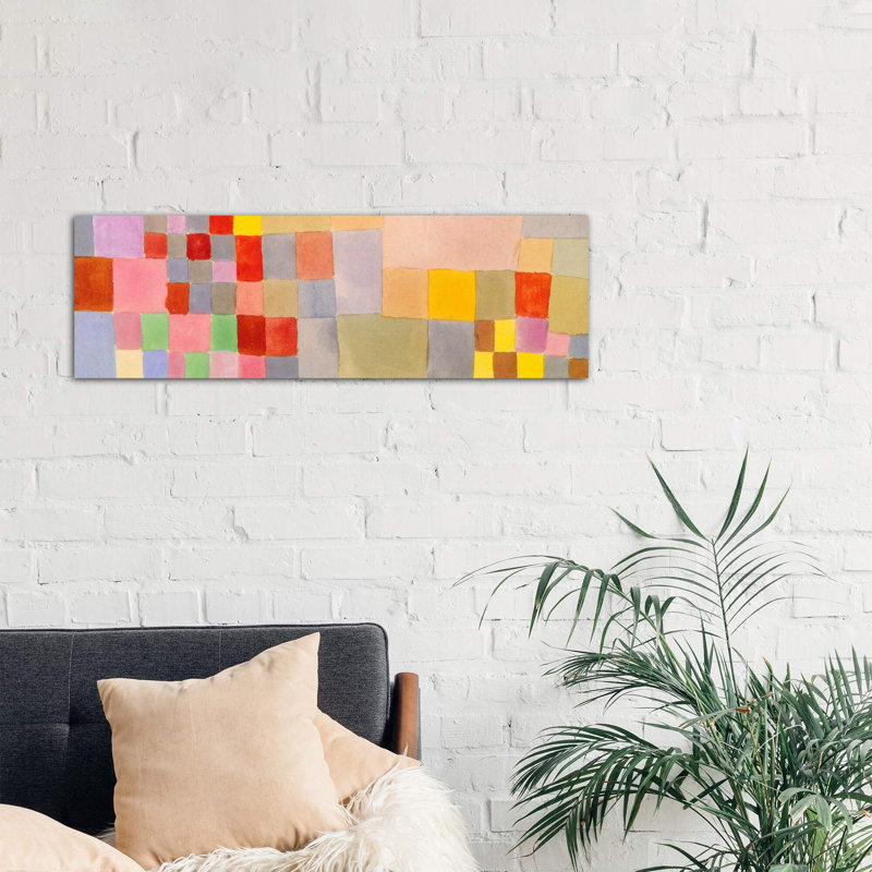 Flora On The Sand by Paul Klee - Wrapped Canvas Panoramic Painting, 121.92 cm H x 40.64 cm W x 1.91 cm D