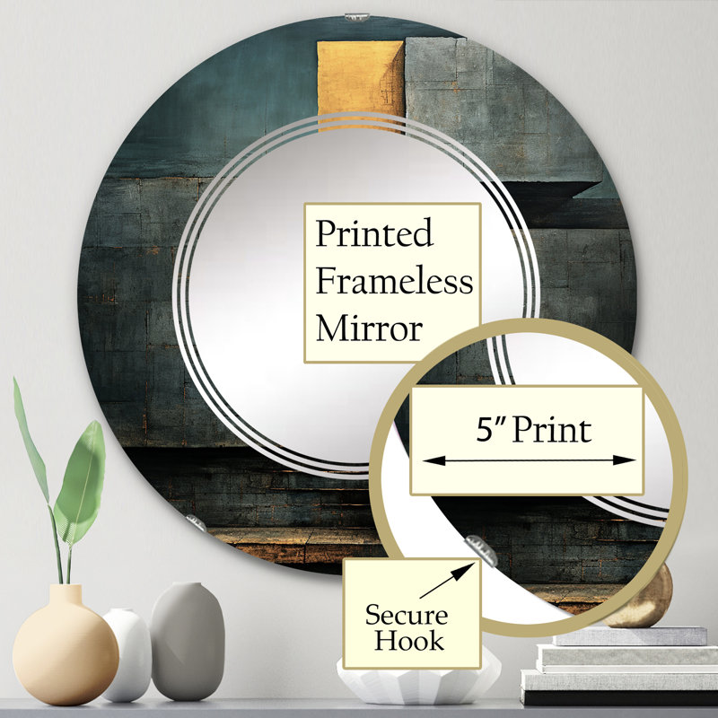 Miroir mural Babille, 24 po x 24 po