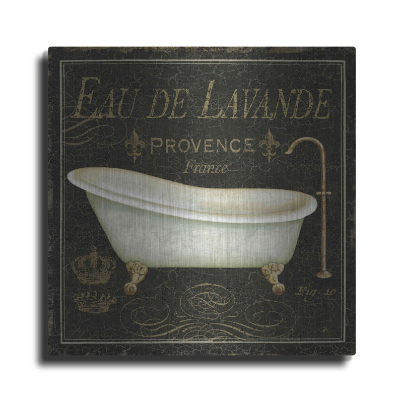 Ophelia & Co. «Bain de luxe I» par Daphne Brissonet, art mural en métal, H 12 po x l 12 po