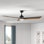 Ventilateur de plafond intelligent 60 po à DEL intégré Hinkley Sculpt avec télécommande Hiro