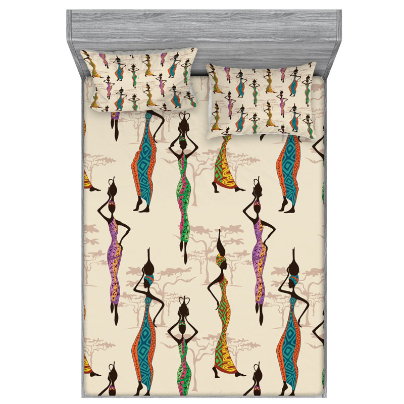 Microfiber Sheet Set, Full Sheet Set with 2 Pillowcases