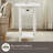 Oval Solid Wood Side Table-93563378