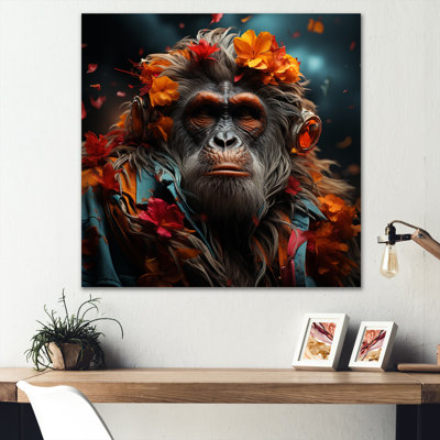 " Fashion Orangutan Portrait "