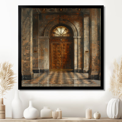 Brown Door Banks Heritage Harmony I - Banks Wall Art Living Room